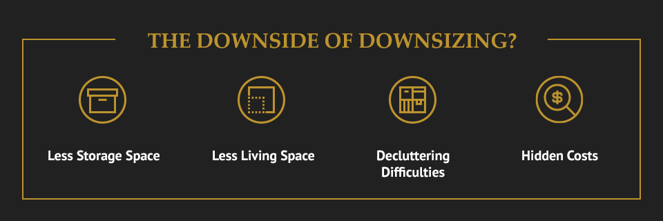 What are the downsides of downsizing?