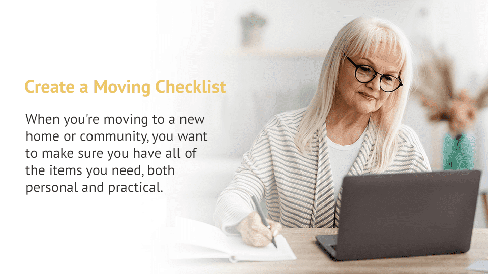 How to create a moving checklist